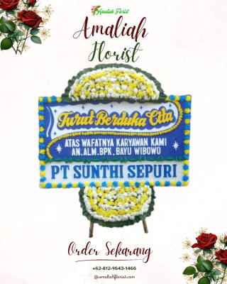 Papan Bunga Duka di Banjer