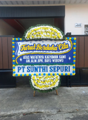 Papan Bunga Duka di Banjer
