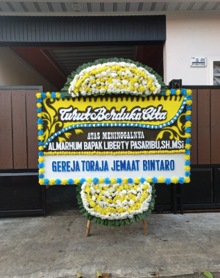 Papan Bunga Duka di Banjer