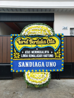 Papan Bunga Duka di Banjer